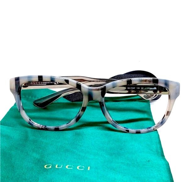 GUCCI "3758/F" OPTYL EYEGLASSES FRAME: - Picture 14 of 14